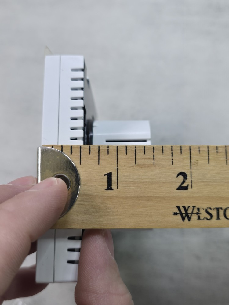 Digital Thermostat White LCD Display Heater Air Conditioner Timer Lock Function