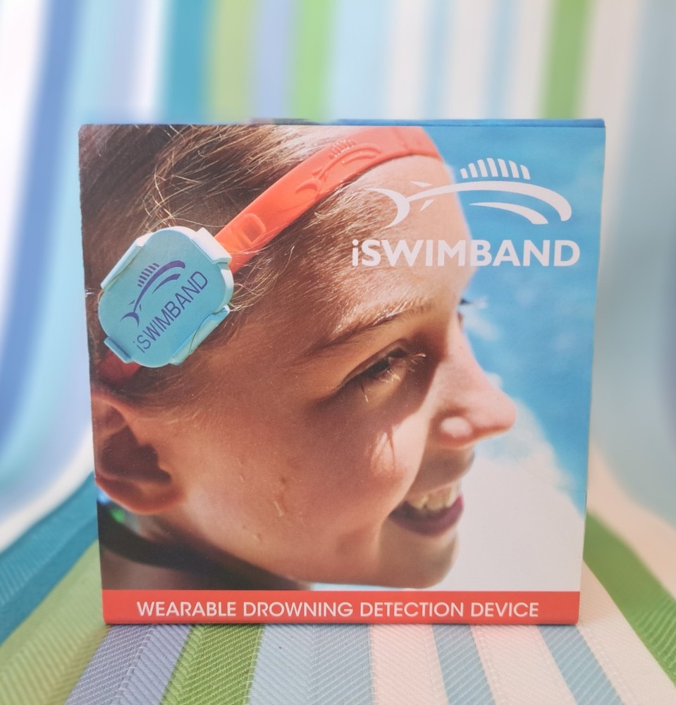 NIB iSwimband Wearable Drowning Detection Device Bluetooth Apple BIN06