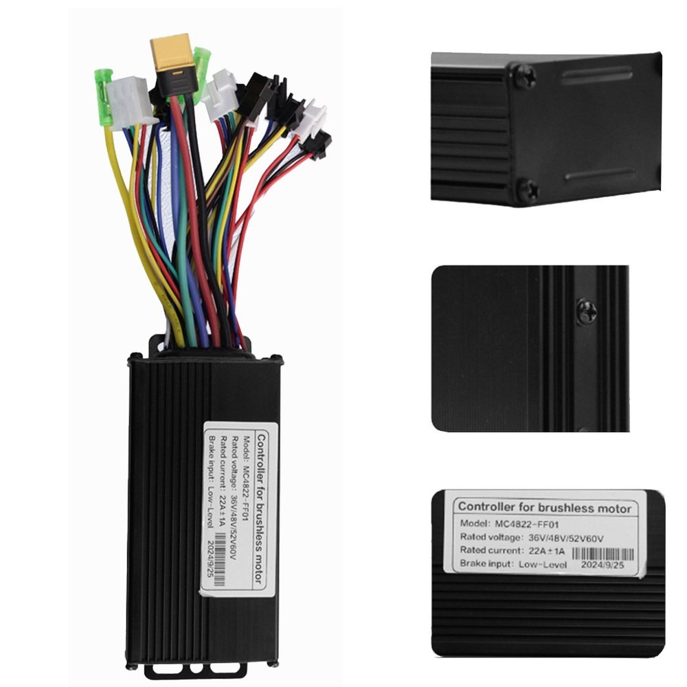Scooter and E Bike Compatible Brushless Controller for Various Voltages