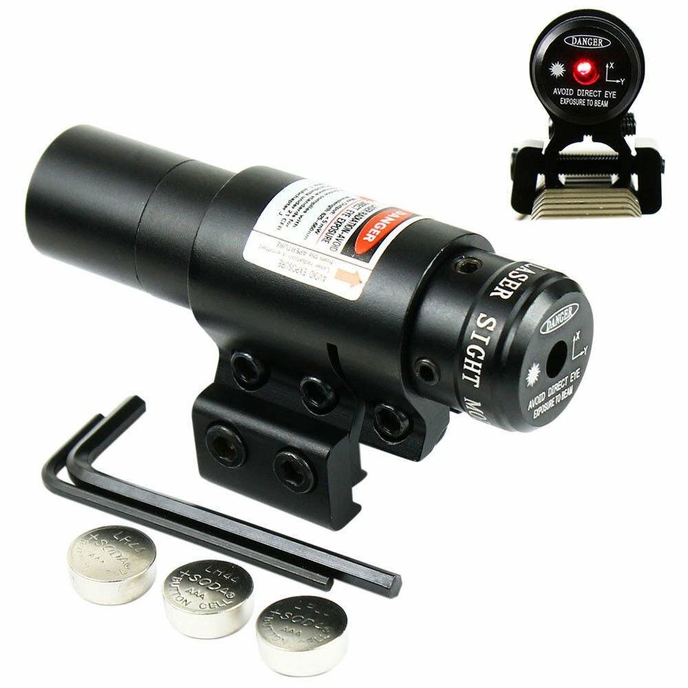 Holographic Red / Green 4 Reticles Reflex Dot Scope + Laser Scope Combo