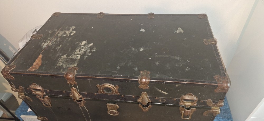 Vintage Handmade Trunk - Antique, Used