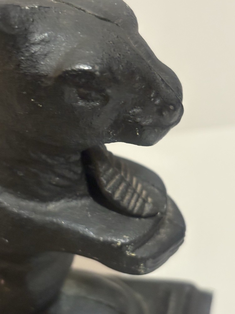 Vintage Heavy Cast Iron Squirrel Shaped Nutcracker Black