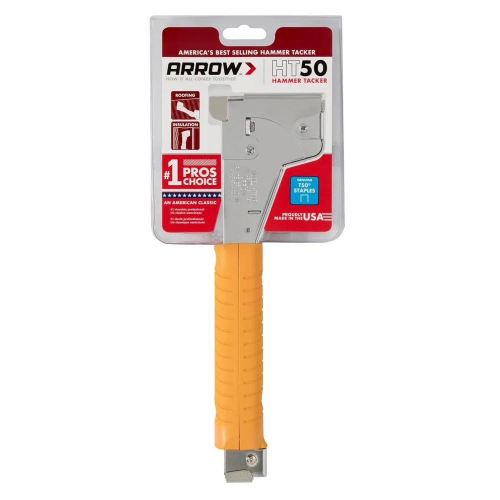 Arrow Fastener HT50P Heavy Duty Hammer Tacker Stapler
