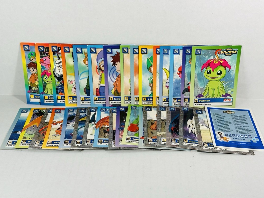 2000 Upper Deck Digimon Series 1 Base Set Missing 31