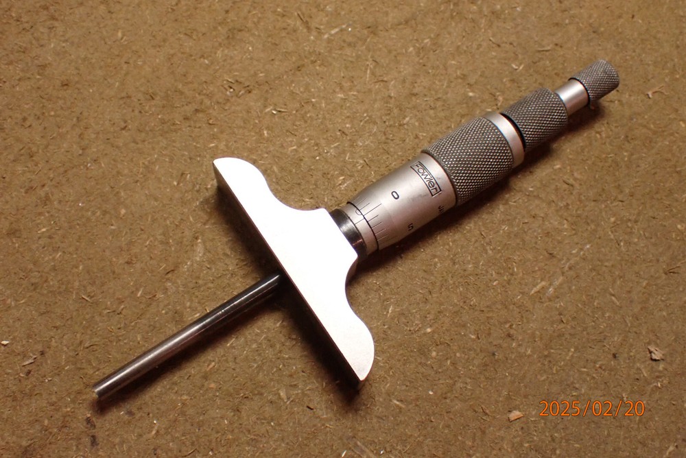 FOWLER DEPTH MICROMETER MACHINIST TOOL
