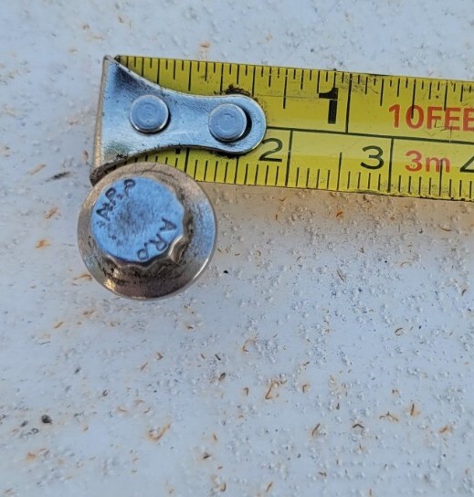 1 ARP 12-Point Head Chrome Plated Bolt 3/4" Long