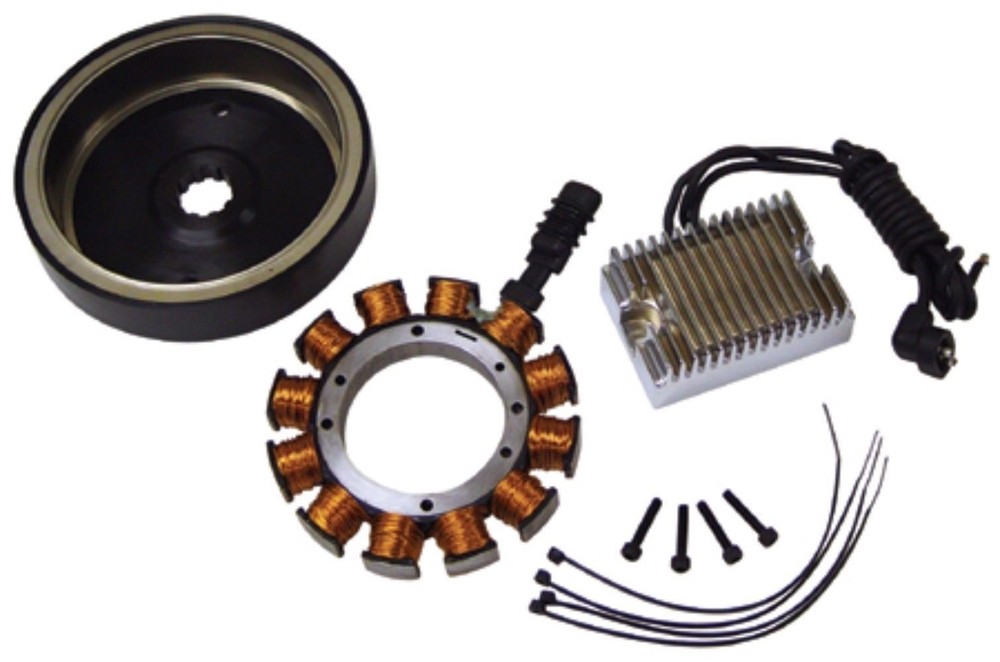 V-Factor 17833 Performance Charging System Harley 70-99 Regulator/Stator/Rotor