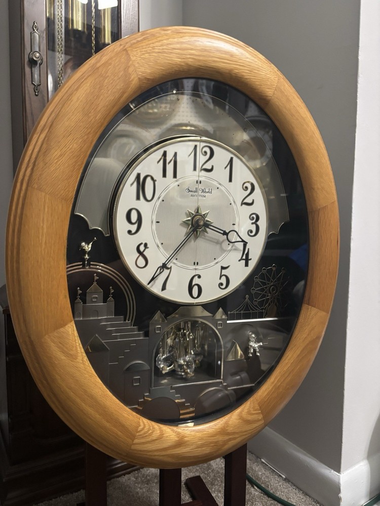Small World Rhythm Timecracker Golden Oak