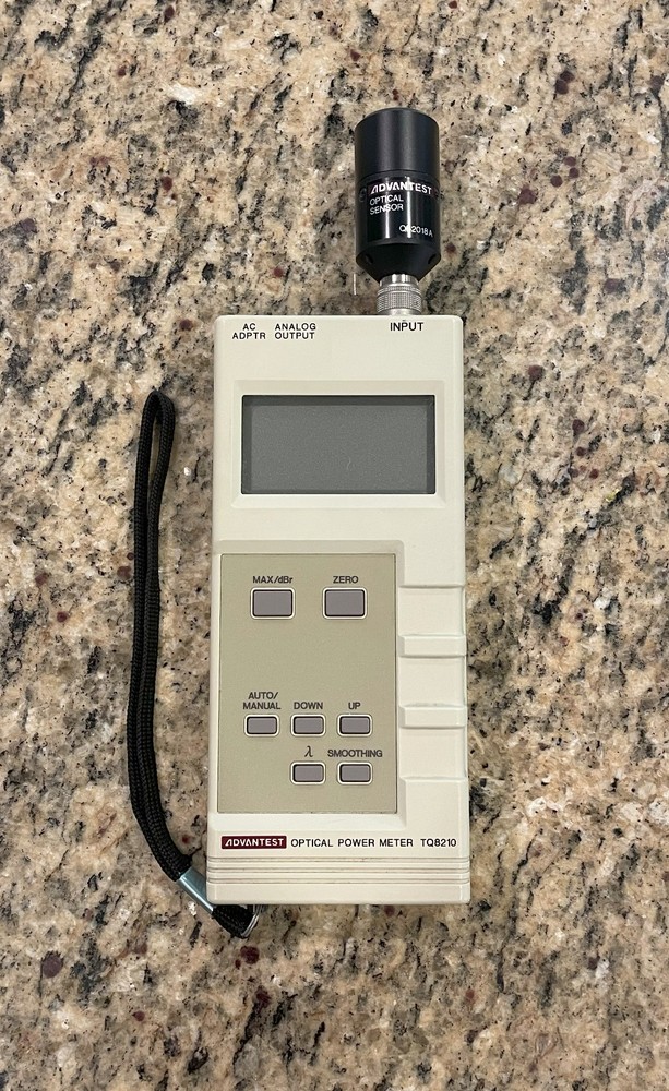 Advantest TQ8210 Optical Power Meter including Optical Sensor