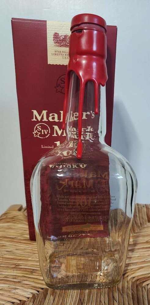 Empty Maker's Mark Limited Release 101 Proof Kentucky Straight Bourbon Whiskey B