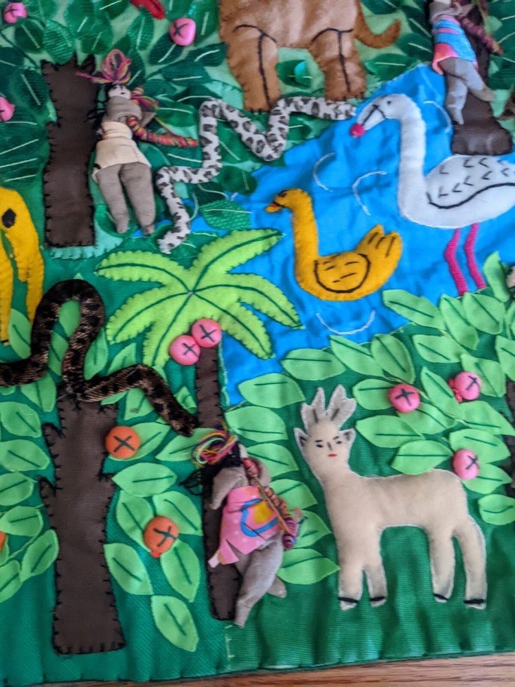 tapestry folk art peru textiles