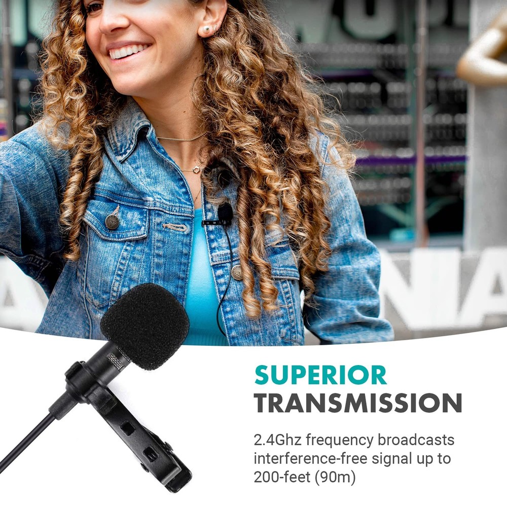 Wmx1ul Usbc Wireless Lavalier Microphone Usb Wireless Lapel Microphone For Compu