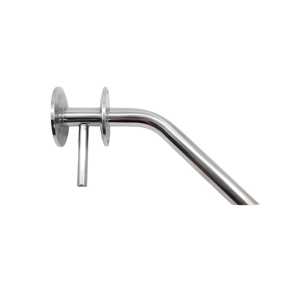 Polished 1.5" Tri-Clamp with 5/8 inch Tube Rotating Racking Arm TC Diptube SS304