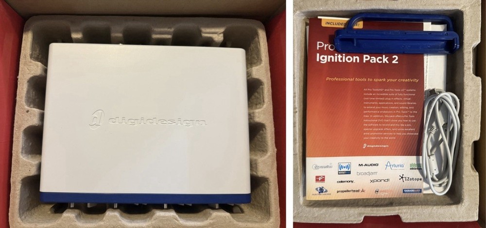 Digidesign MBox2 USB Audio Interface Pro Tools LE EX Lightly Used w Box Software