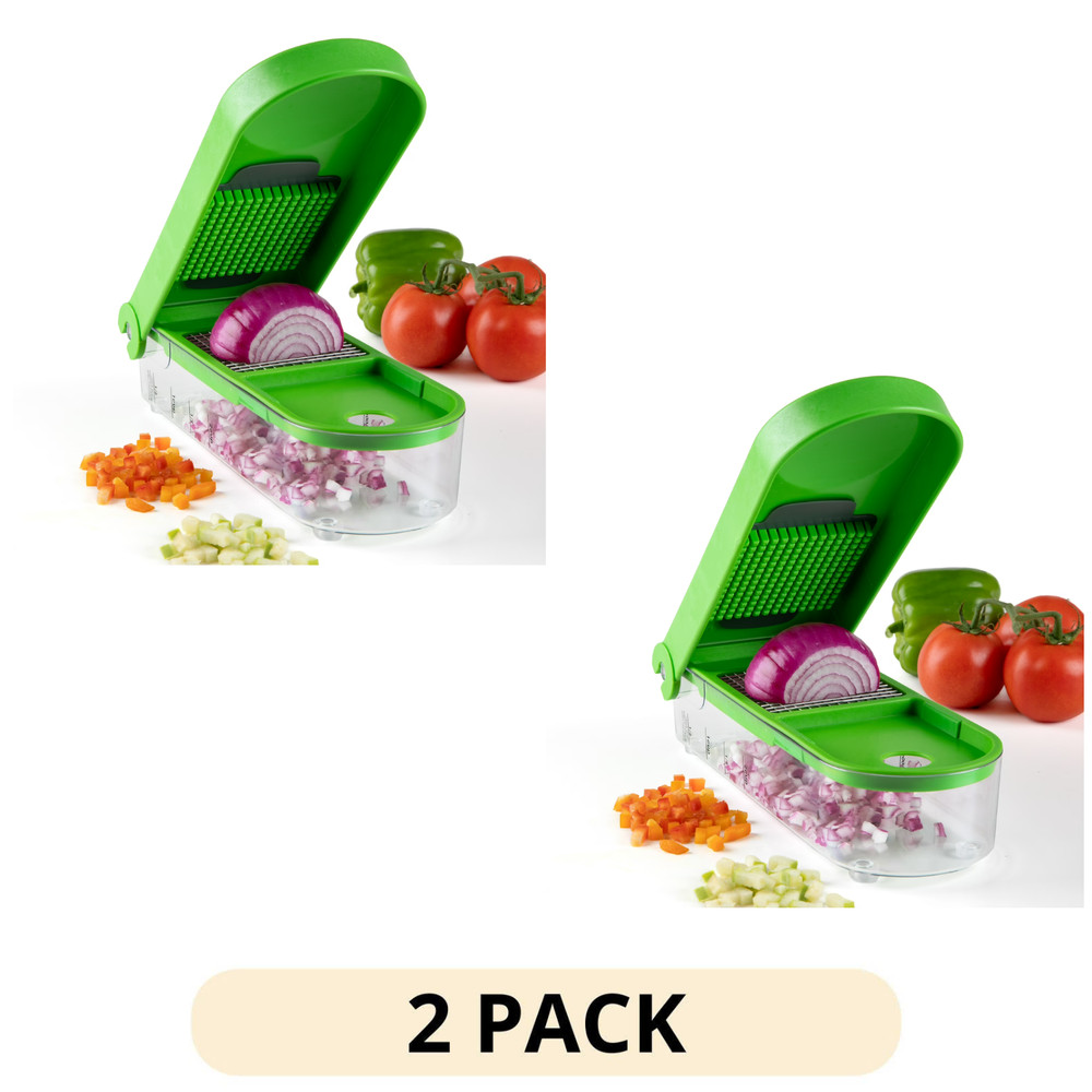 2 Pack PrepSolutions Onion Chopper Dicer Multi Blade Vegetable Kitchen Tool