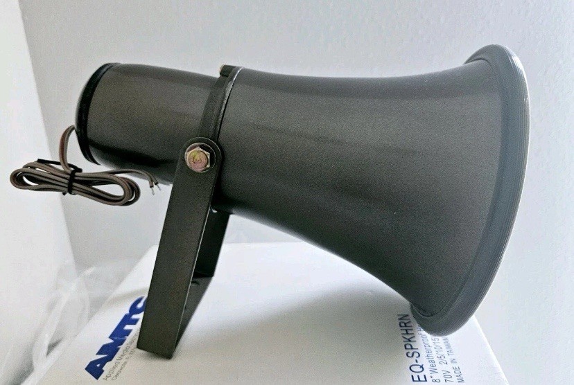 AMTC 8” Weatherproof Horn Speaker