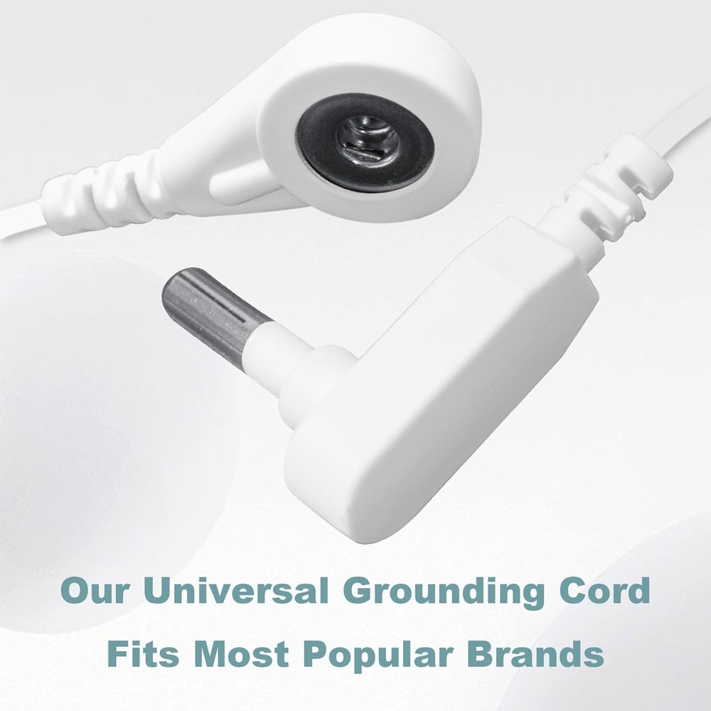 Universal Grounding Cord for Products, 15ft Replacement white