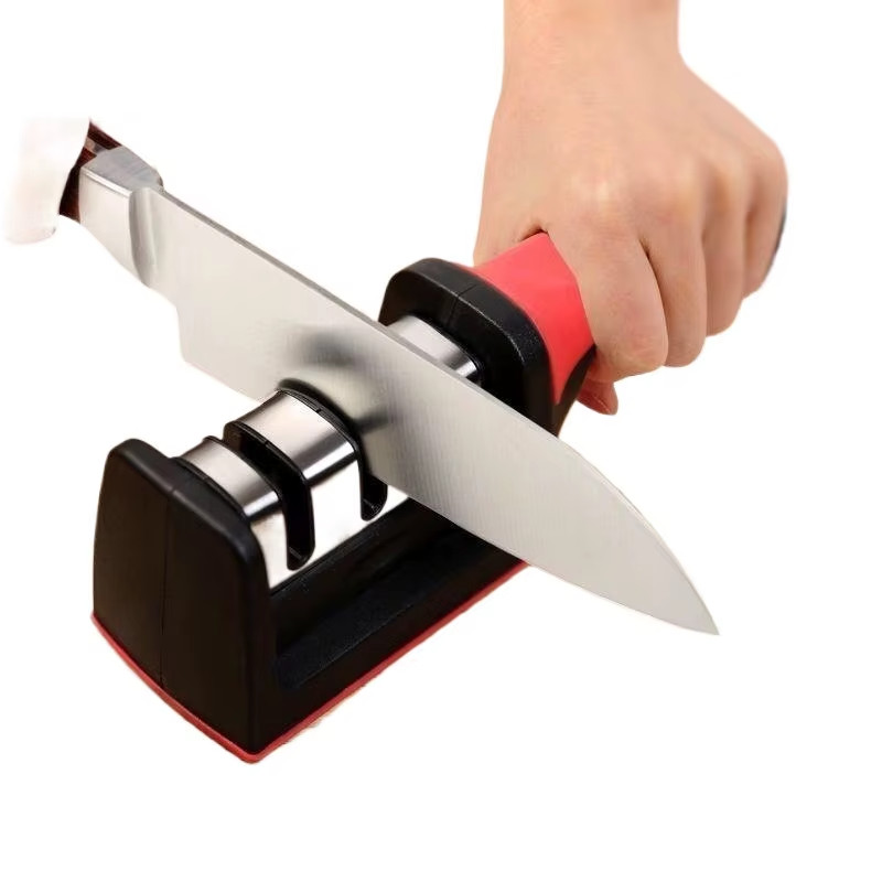 Multi-Functional 3-Stage Knife Sharpener for Kitchen & Scissors
