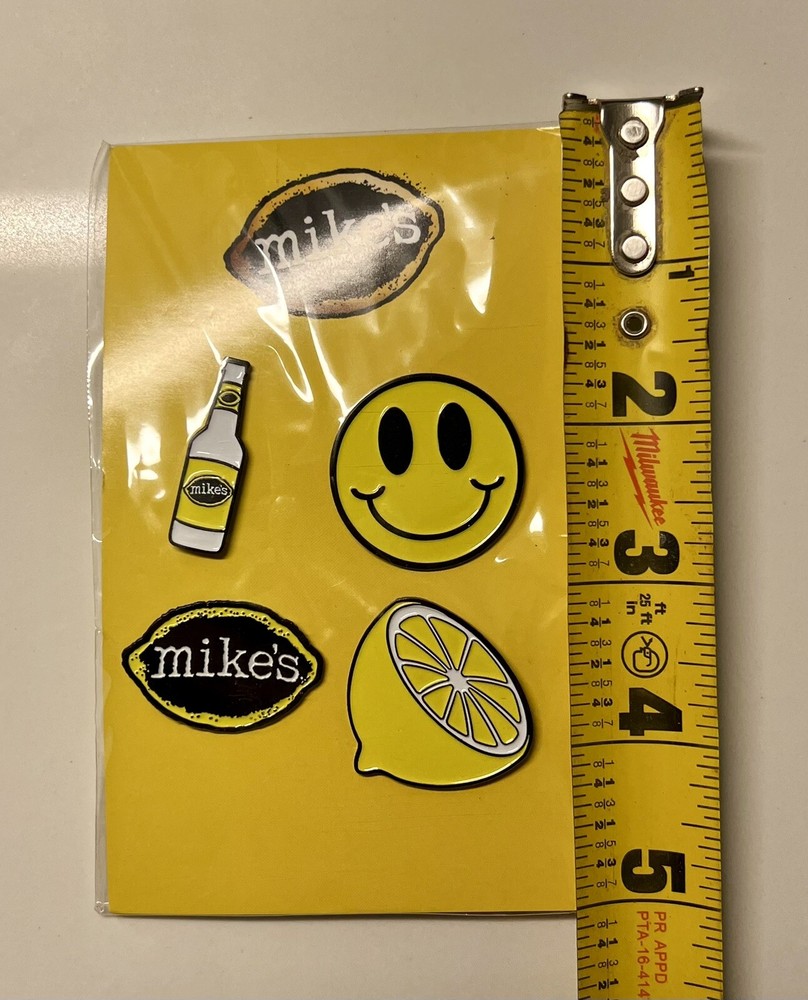 Rare Mike’s Hard Lemonade Lapel Pin Set
