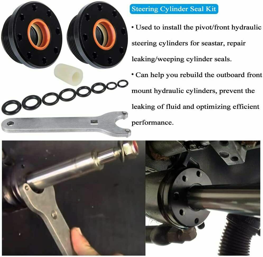 Seastar Uflex Hydraulic Cylinder Seal Bleed Kit Steering Support Bracket Puller