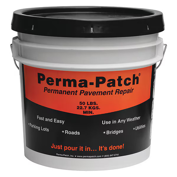 Perma-Patch Cold Patch, Pail, Black, PP-50-CP PP-50-CP Perma-Patch PP-50-CP