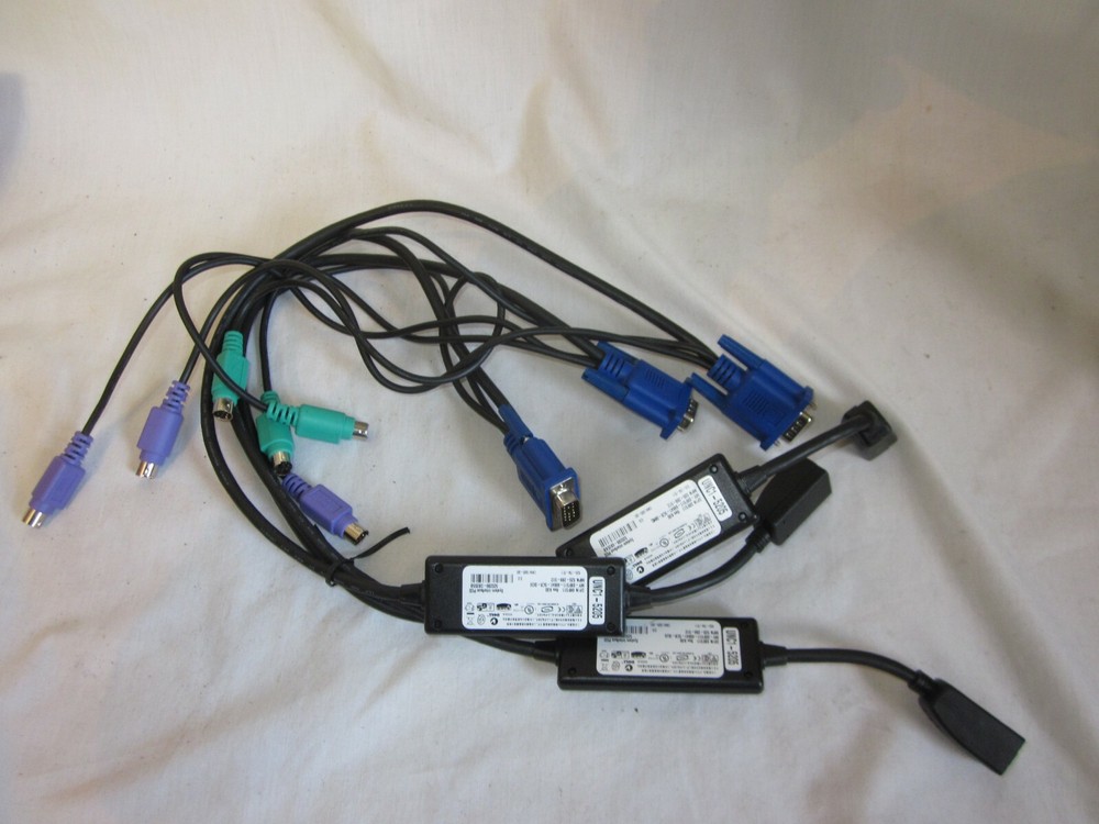 3 DELL UNC1-5205 System Interface POD cable adapter lot 620-154-511