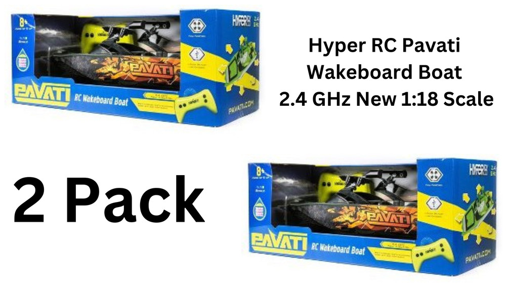 Hyper RC Pavati Wakeboard 1:18 Scale - 2 PACK