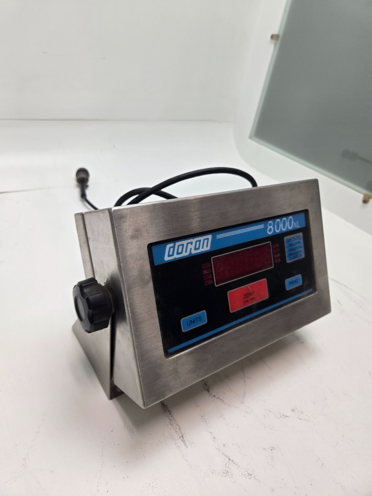 Doron 8000XL Digital Scale Indicator Screen