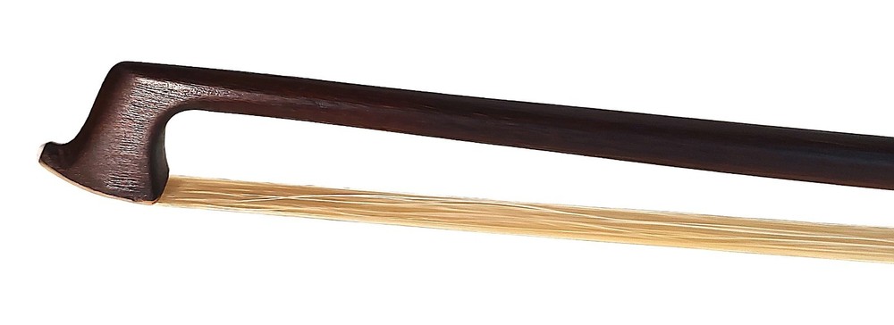 Violin Bow 4/4, European Workshop 1900s, Shield Frog, Sterling Windings & Button