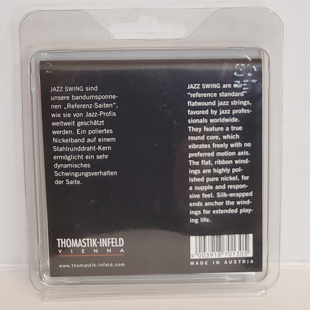 Thomastik Infeld JS112 Medium Light Flatwound Jazz Swing Electric Guitar Strings