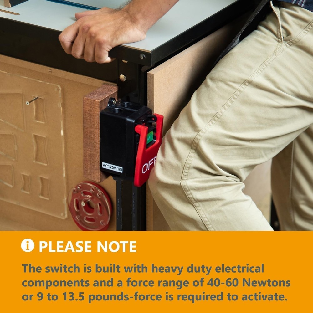 Hands-Free On/Off Switch for Woodworking