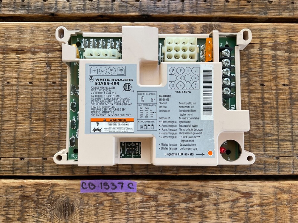 Furnace Control Board 50A55-486 White-Rodgers