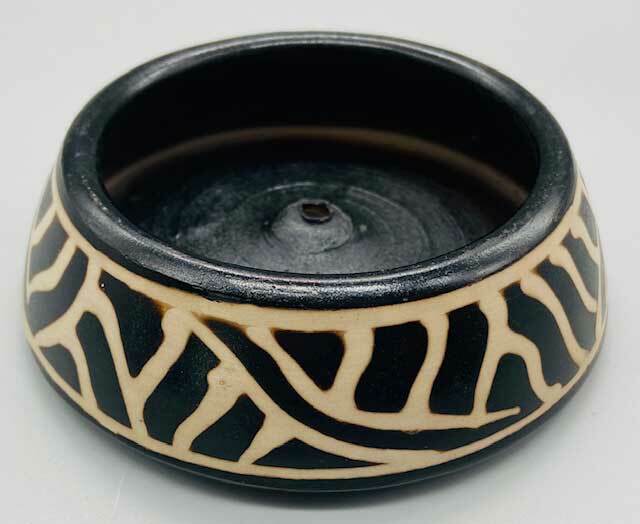 PERUVIAN INCENSE BURNER for Cone and Stick Incense