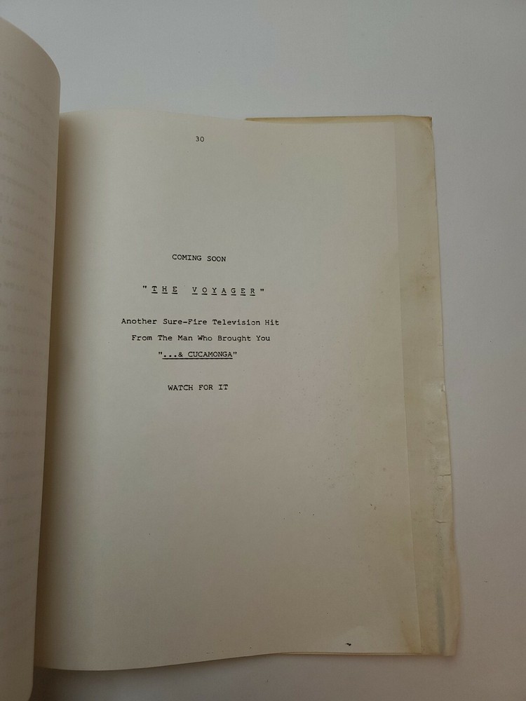 ...& CUCAMONGA / Jack Laird Unproduced One-Hour Television Series