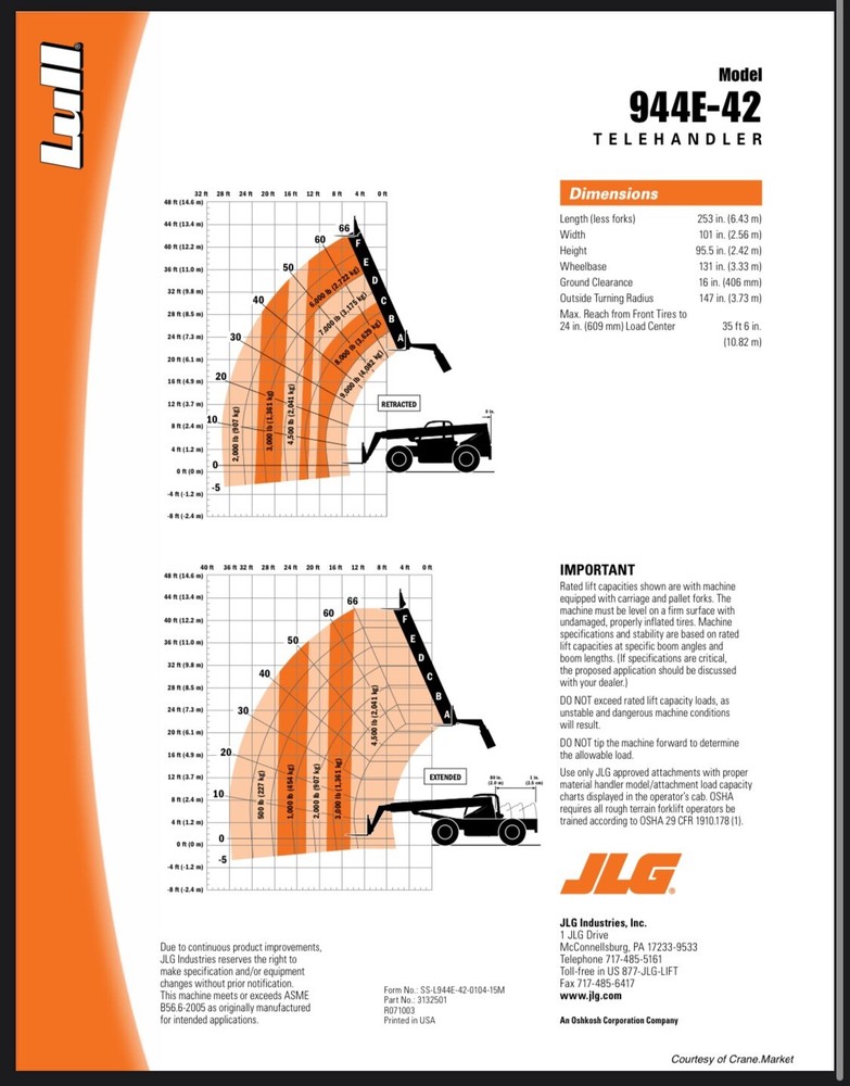 Lull 944e Telehandler