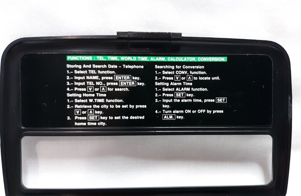 Vintage Electronic Organizer & Energizer CR2032 Battery