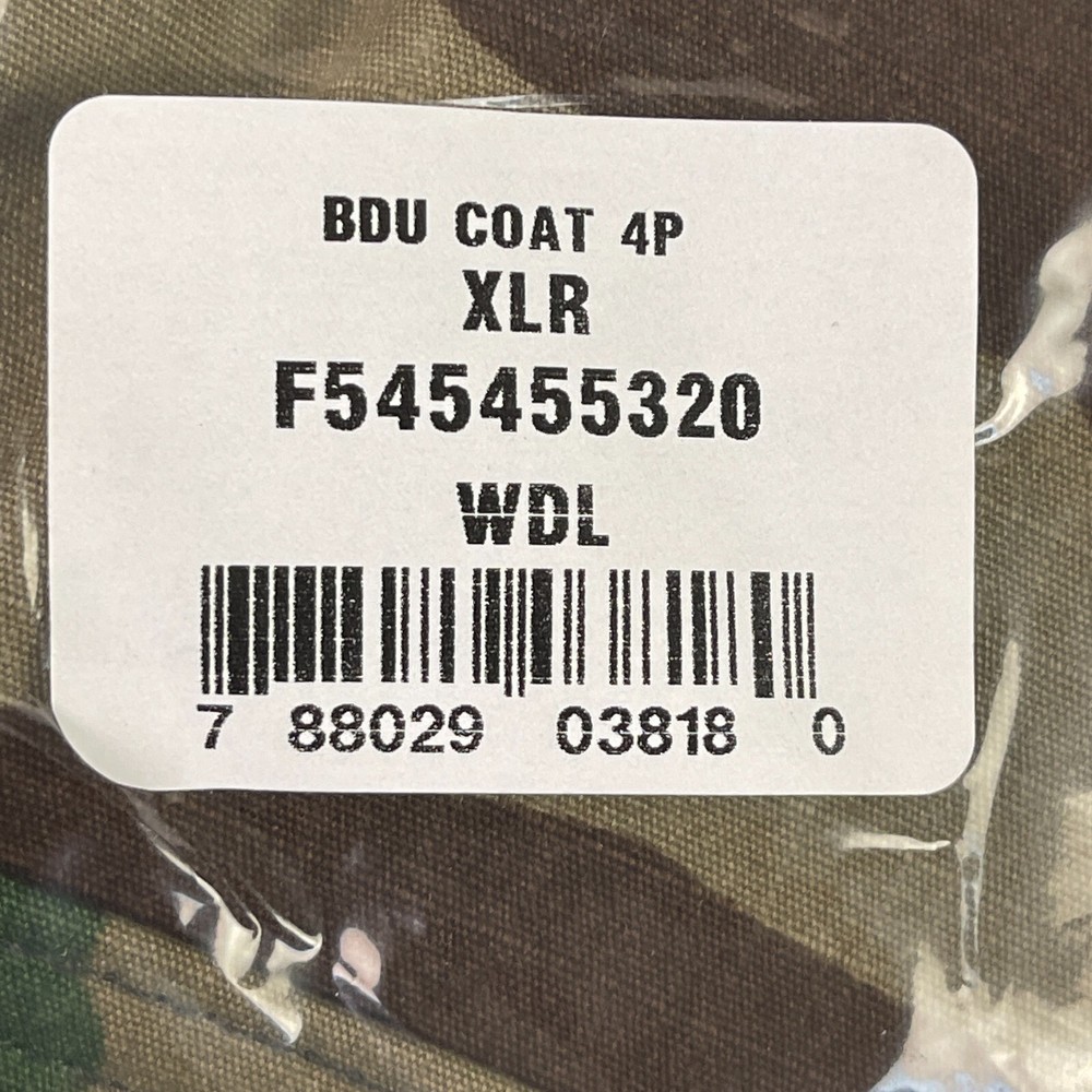 NEW BDU Propper Jacket - Woodland - X-Large Regular