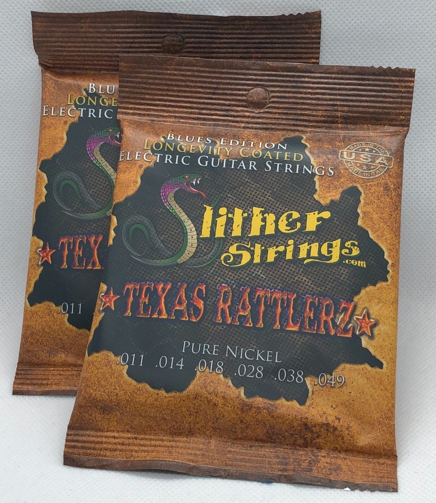 Slither Strings Texas Rattlerz - Coated Electric Guitar Strings