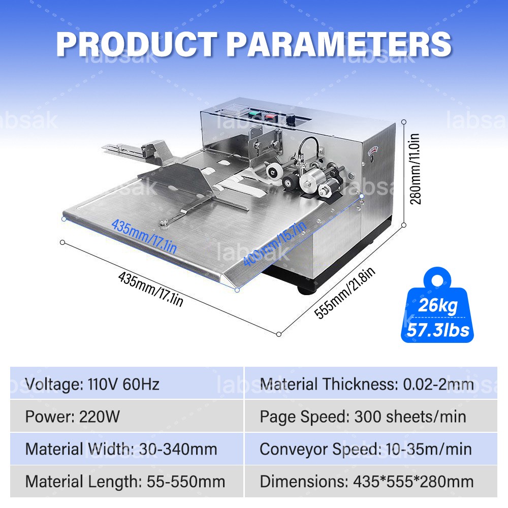 Digital Display High-Speed Automatic Pagination Paper Card Counting Machine