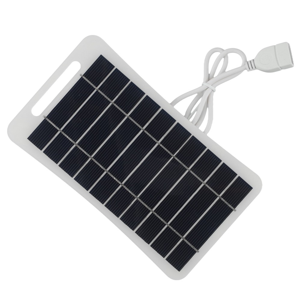 Outdoor Use Mobile Phone Power Bank 5W Solar Panel Versatile Application