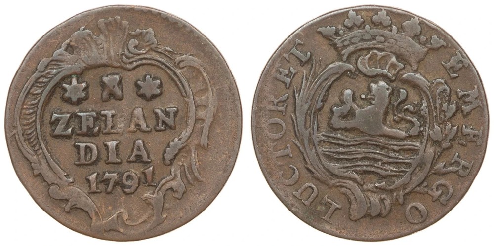 Netherlands / Zeeland - Duit 1791