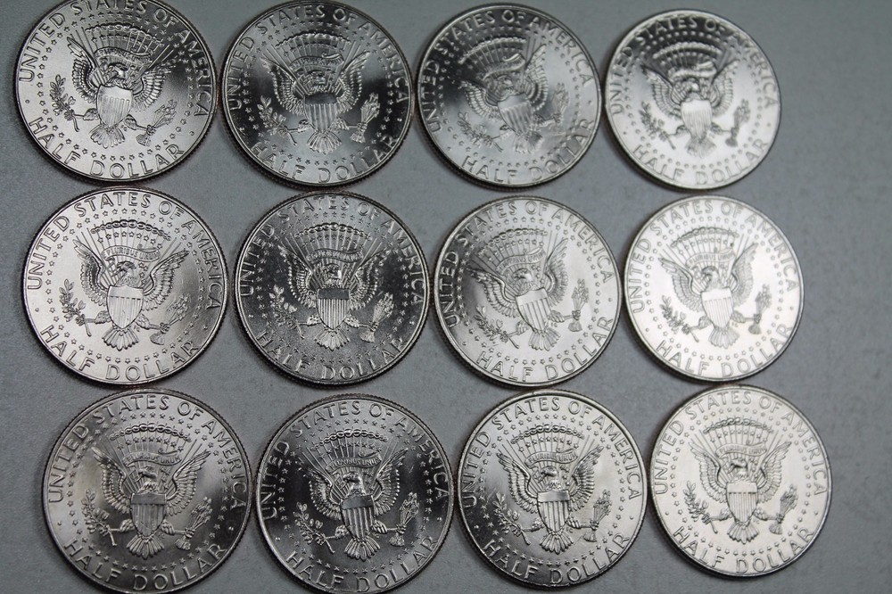 2012 2013 2014 2015 2016 2017 P D Kennedy Half Uncirc Mint roll Set 2012-2017
