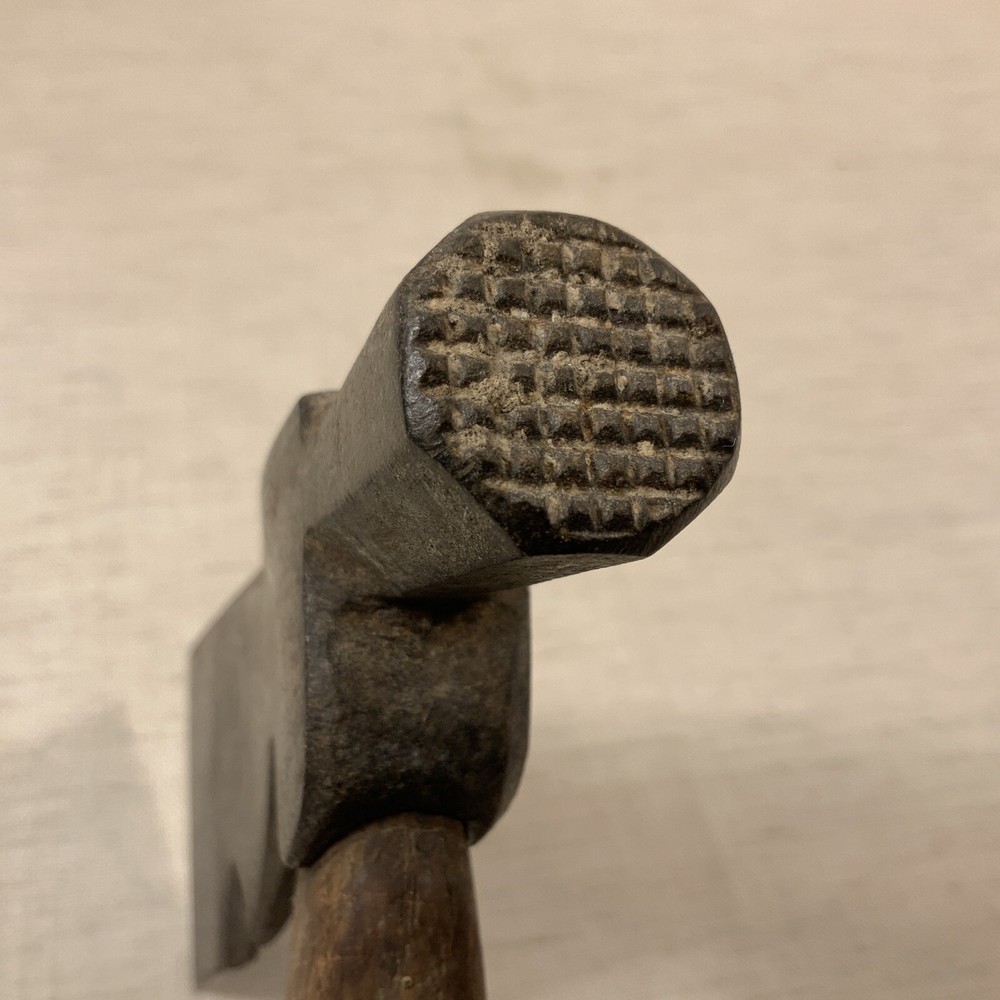 VINTAGE PLUMB CARPENTER'S HATCHET OCTAGONAL HAMMER w/ NAIL PULLER Tool