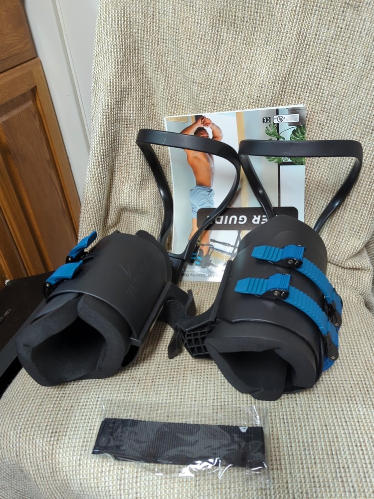 TEETER EZ-Up Gravity Boots for Inversion Decompression Stretching, Back Pain...