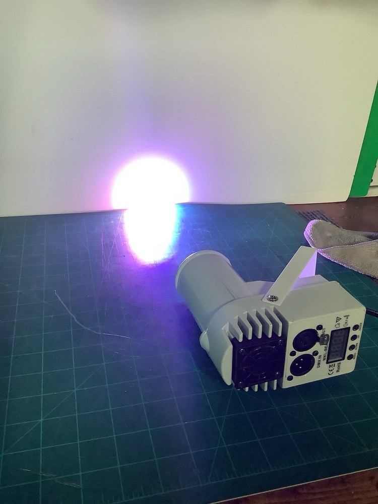 ZQ-B93B DMX512 LED Stage Light Controller / Spot Light Head — Tested & Working