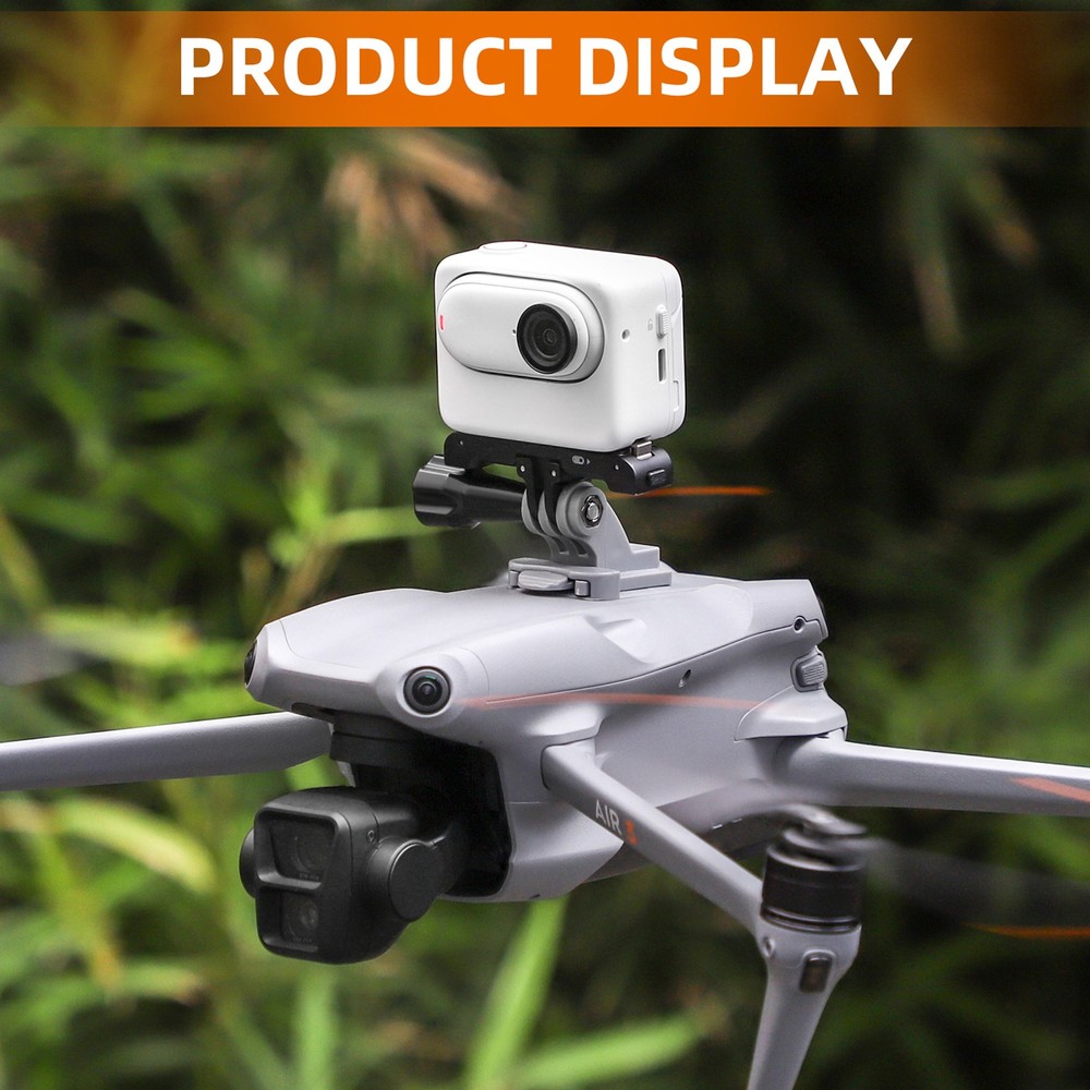 For DJI Air 3 Drone Action Camera Adapter Base Extension Holder Accessories
