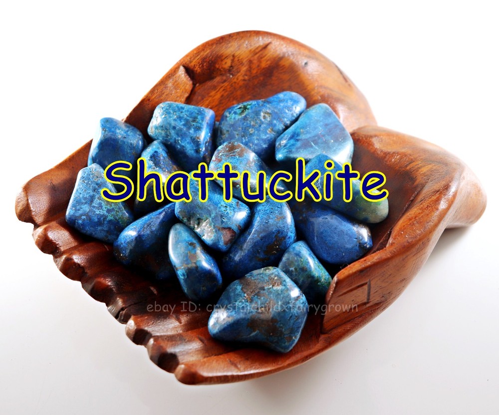 Tumbled Polished Stone:  Shattuckite from Namibia (Your Choice)