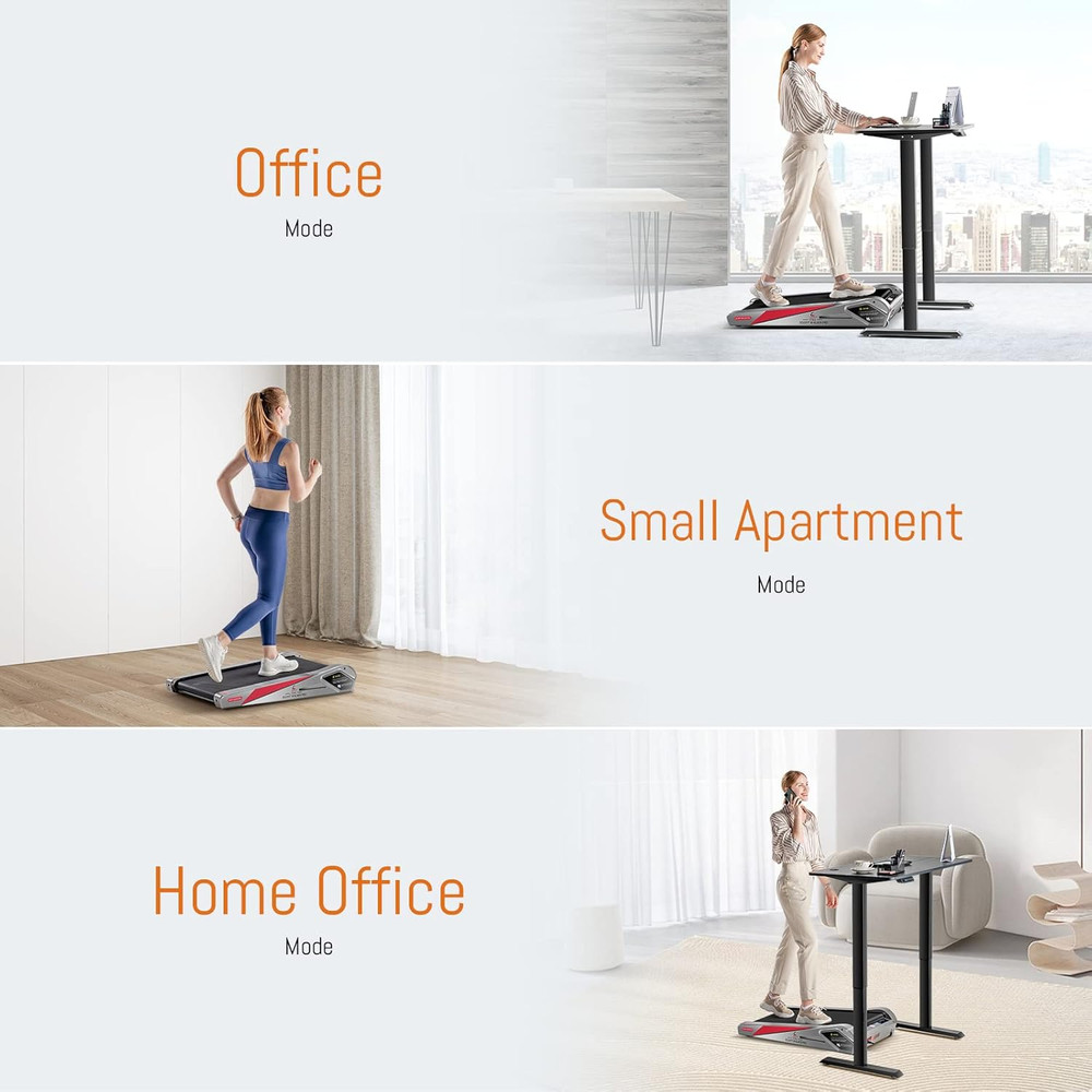 Egofit Walker Pro/Plus under Desk Walking Treadmill for Working from Home, Compa
