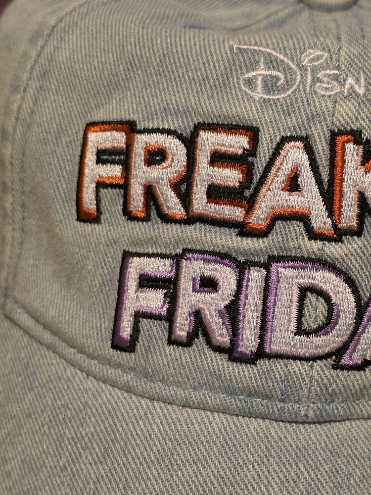 Disney Freakier Friday Promo Denim Strapback Hat - Unworn