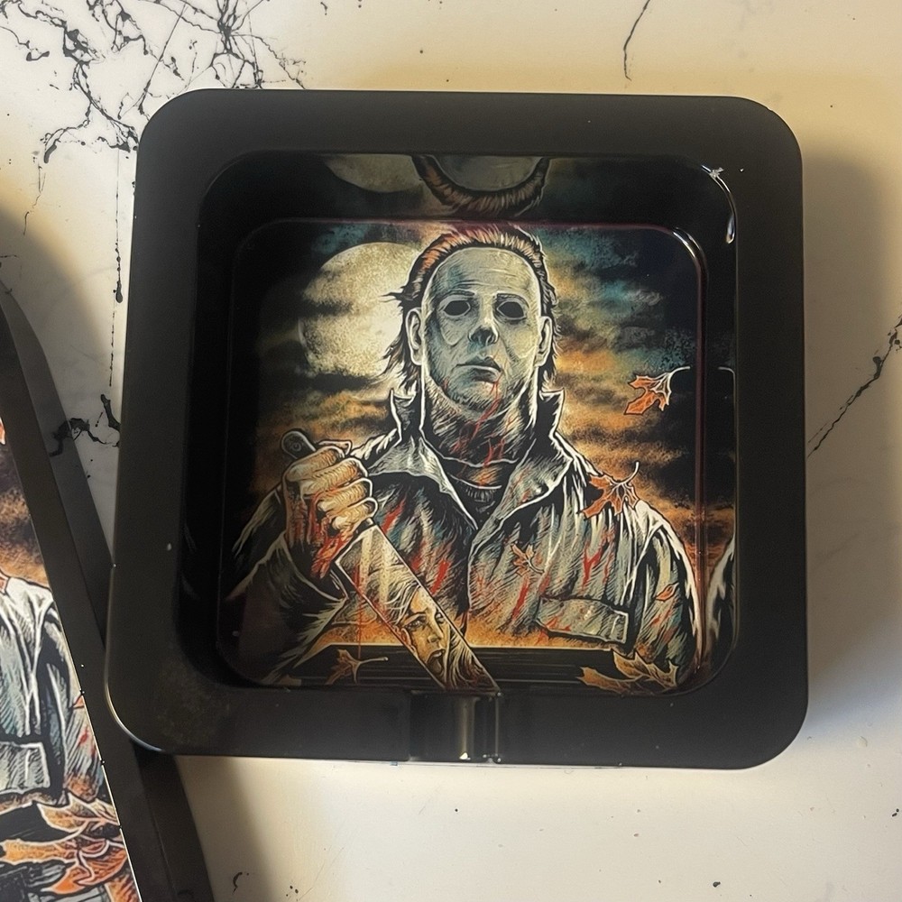 Michael Myers Ashtray & Tray Set